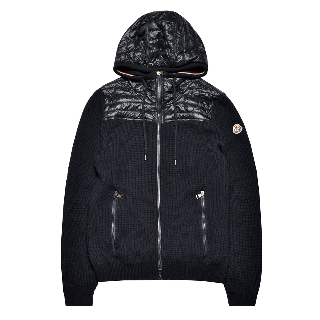 Moncler Hooded Hybrid Cardigan
