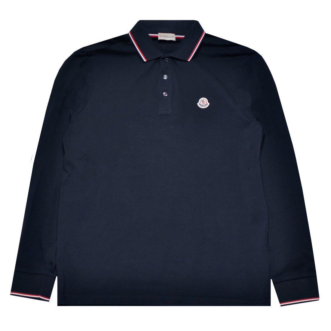 Moncler Long Sleeve Polo Shirt