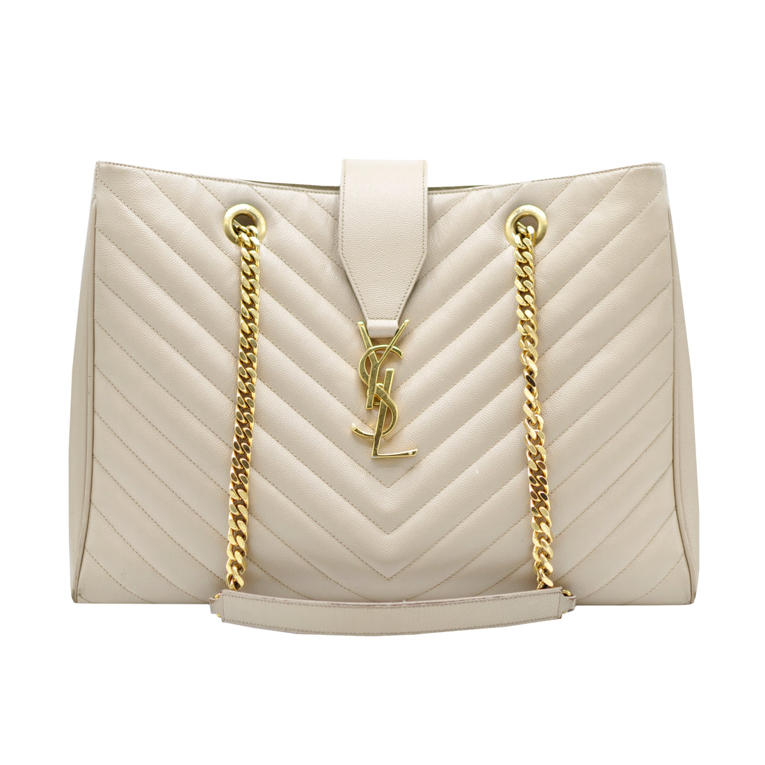 Saint Laurent Monogram Shopper Matelasse Leather Bag