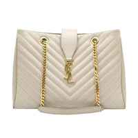 Saint Laurent Monogram Shopper Matelasse Leather Bag